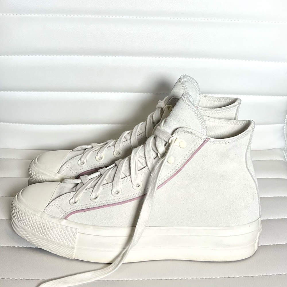 Converse High-Top Sneakers - Cream - Picture 6 of 14